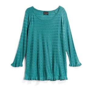 Final sale!!!!  Absolutely green sweater in 2X